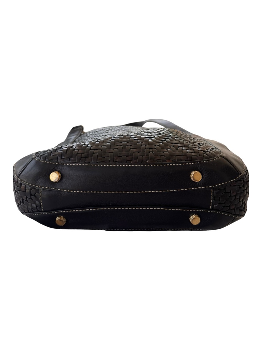 Barry Kieselstein-Cord Vinatge Woven Leather Frog Ladybug Shoulder Bag Italy - Picture 3 of 15